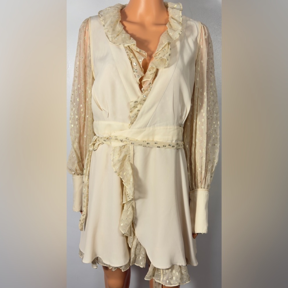 Zimmermann Cream Long Sleeve Dress - Picture 11 of 16